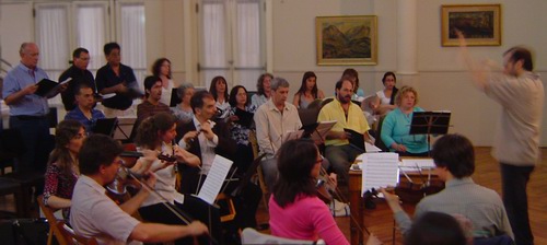Coro, solistas y orquesta - Foto: J.C.Cervellera